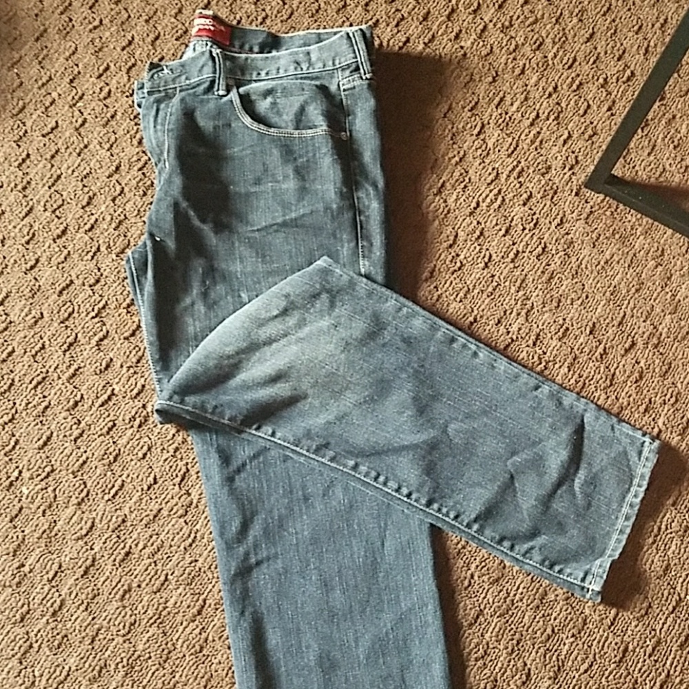 Mens 38/30 skinny fit jeans dark wash